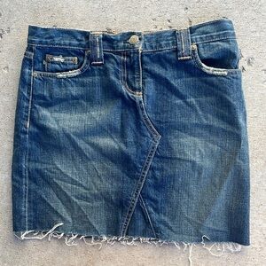 J. Crew Denim Mini Skirt Size 28  New!
